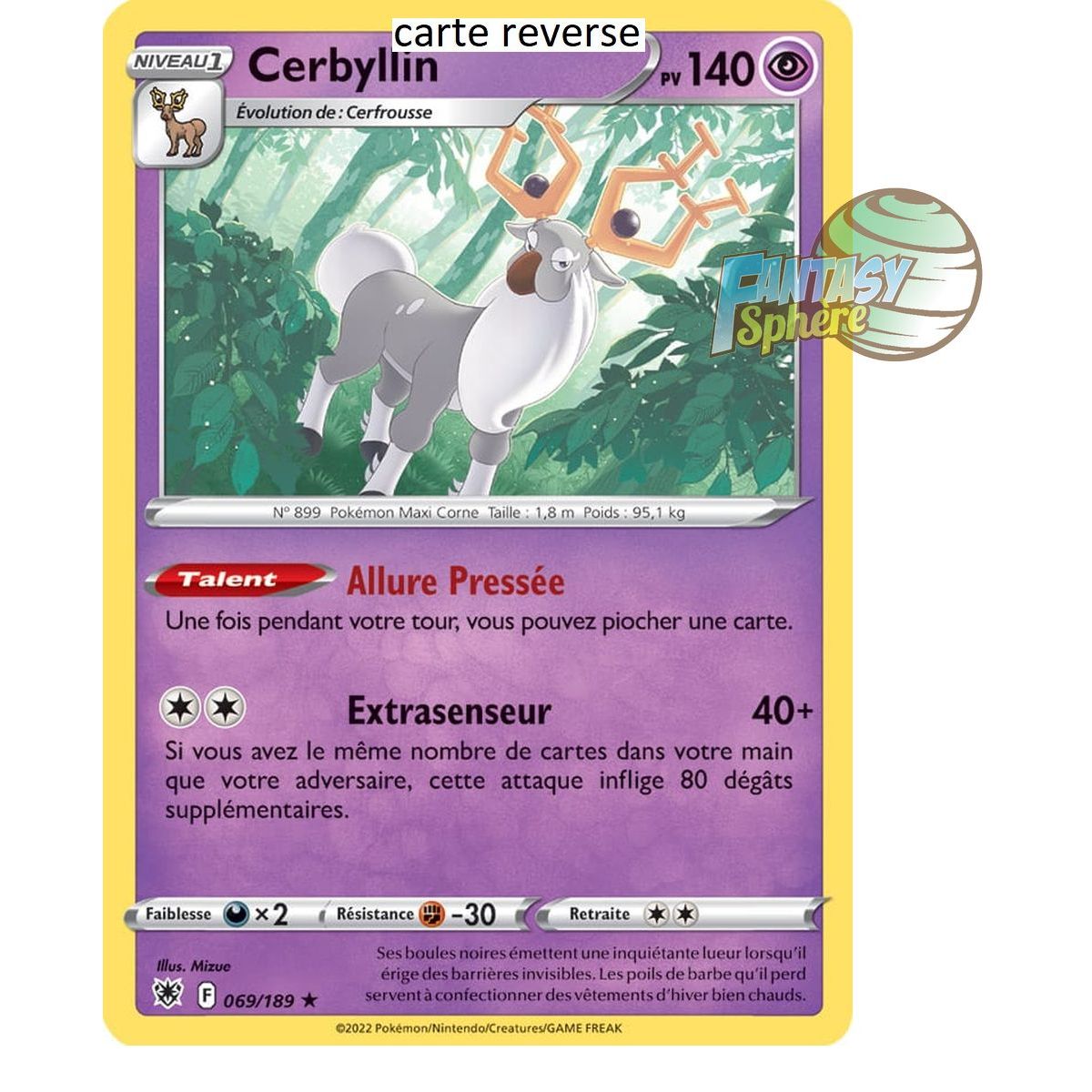 Item Cerbyllin - Reverse 69/189 - Sword and Shield 10 Radiant Stars