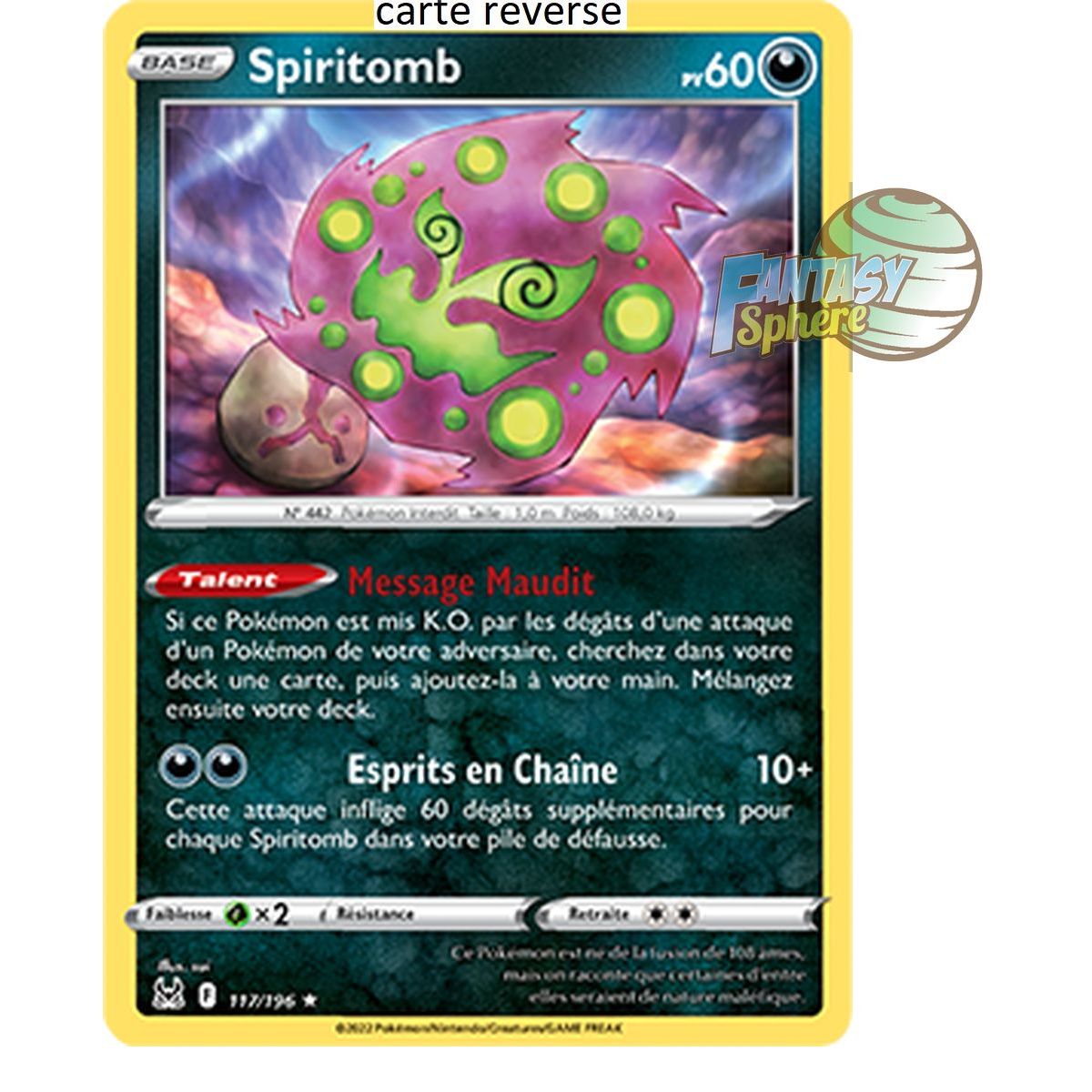 Item Spiritomb - Reverse 117/196_R - Sword and Shield 11 Lost Origin