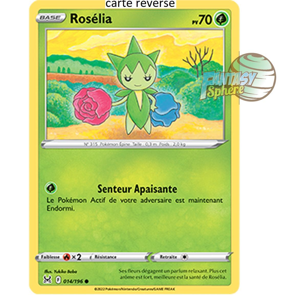 Rosélia - Reverse 14/196_R - Sword and Shield 11 Lost Origin