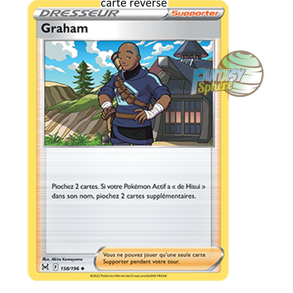 Graham - Reverse 158/196_R - Sword and Shield 11 Lost Origin