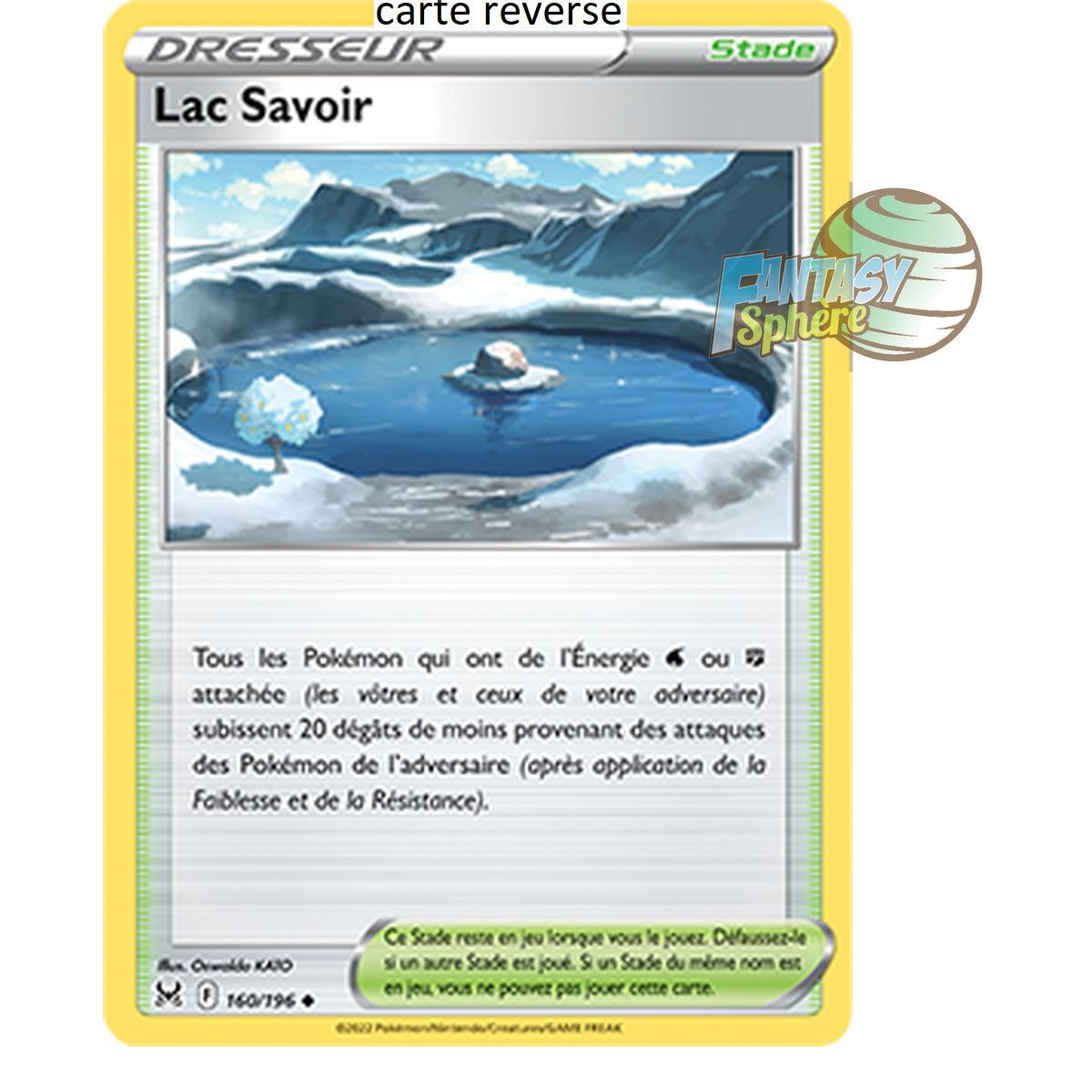 Lake Savoir - Reverse 160/196_R - Sword and Shield 11 Lost Origin