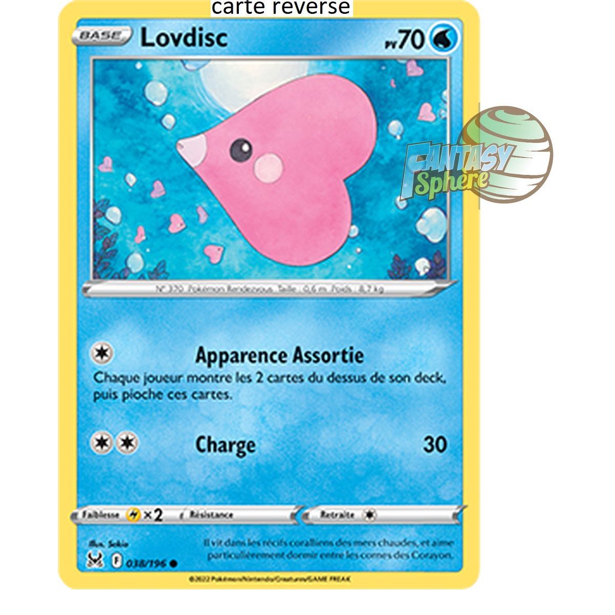 Item Lovdisc - Reverse 38/196_R - Sword and Shield 11 Lost Origin