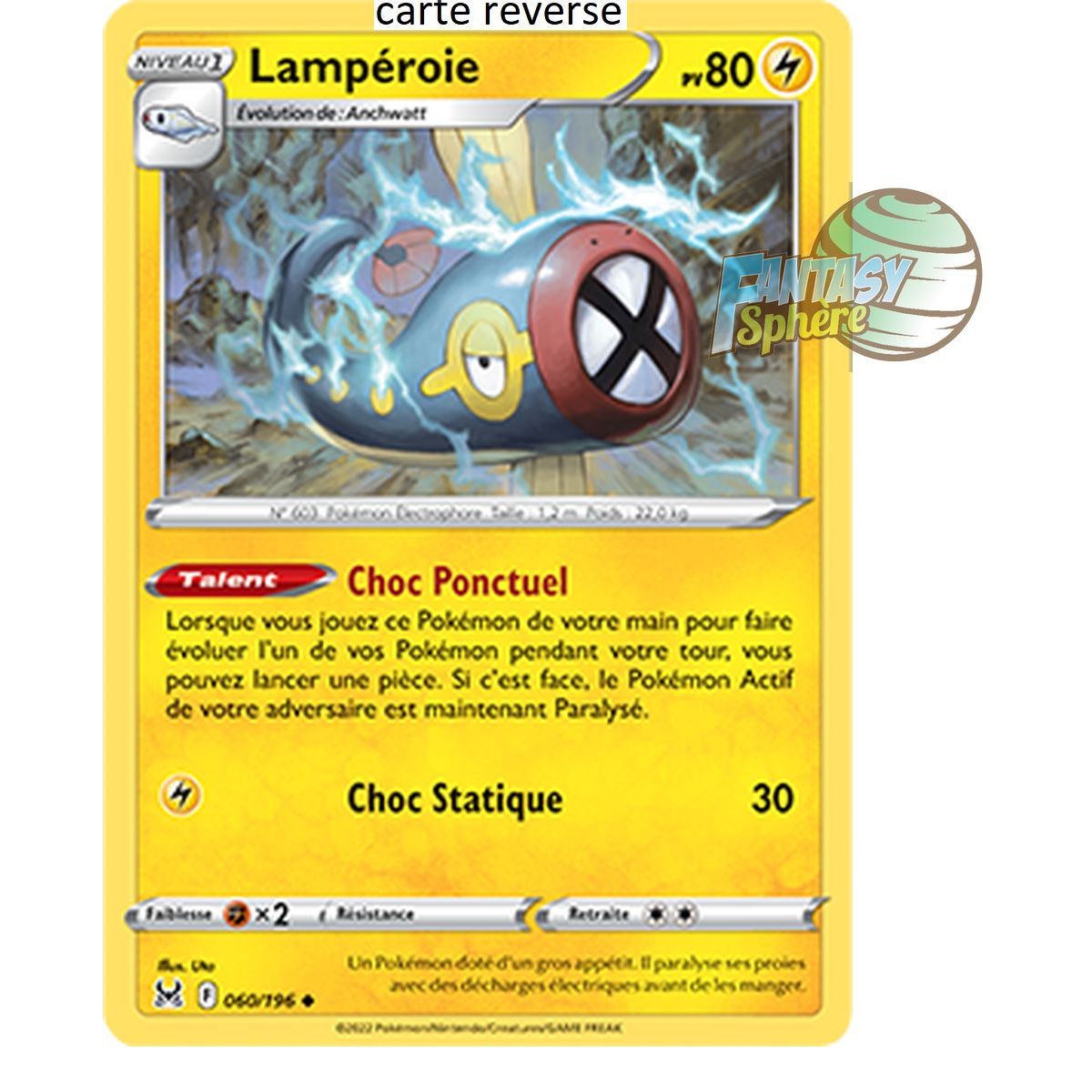 Lamperoia - Reverse 60/196_R - Sword and Shield 11 Lost Origin