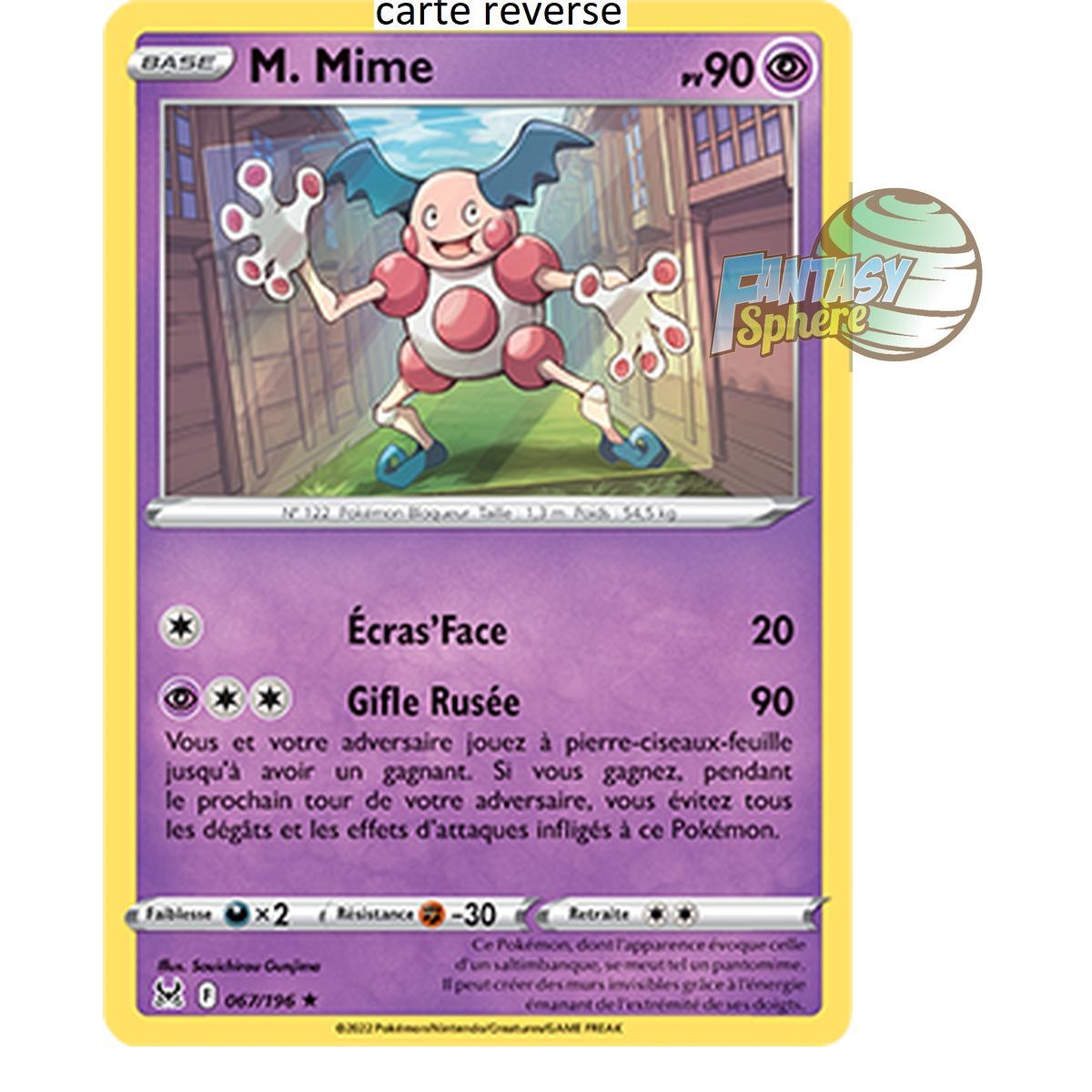 Mr. Mime - Reverse 67/196_R - Sword and Shield 11 Lost Origin