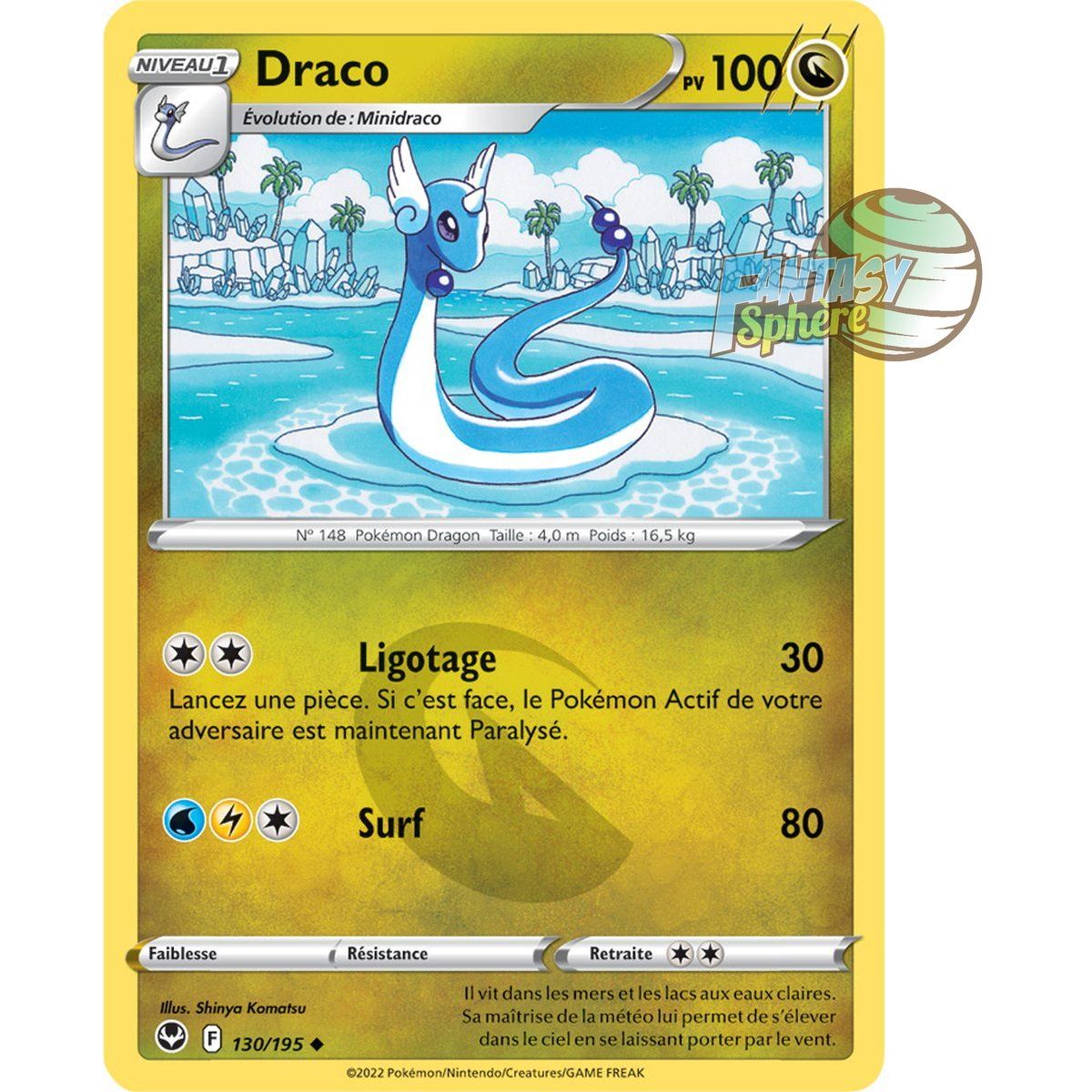 Draco - Uncommon 130/195 - Sword and Shield 12 Silver Storm