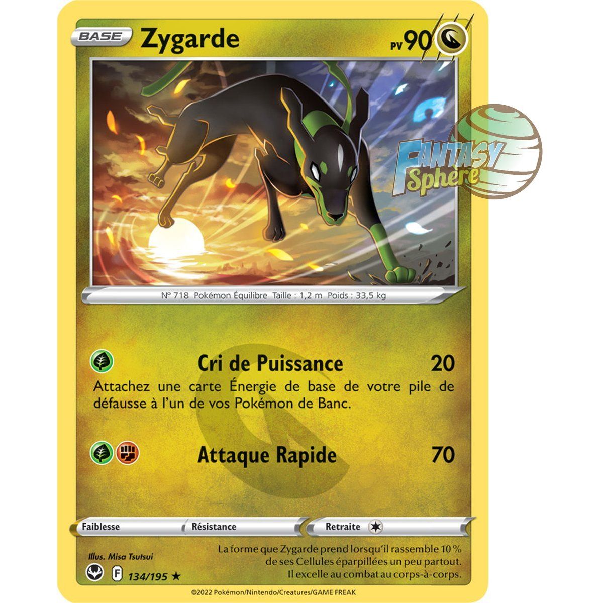 Item Zygarde - Rare 134/195 - Sword and Shield 12 Silver Storm