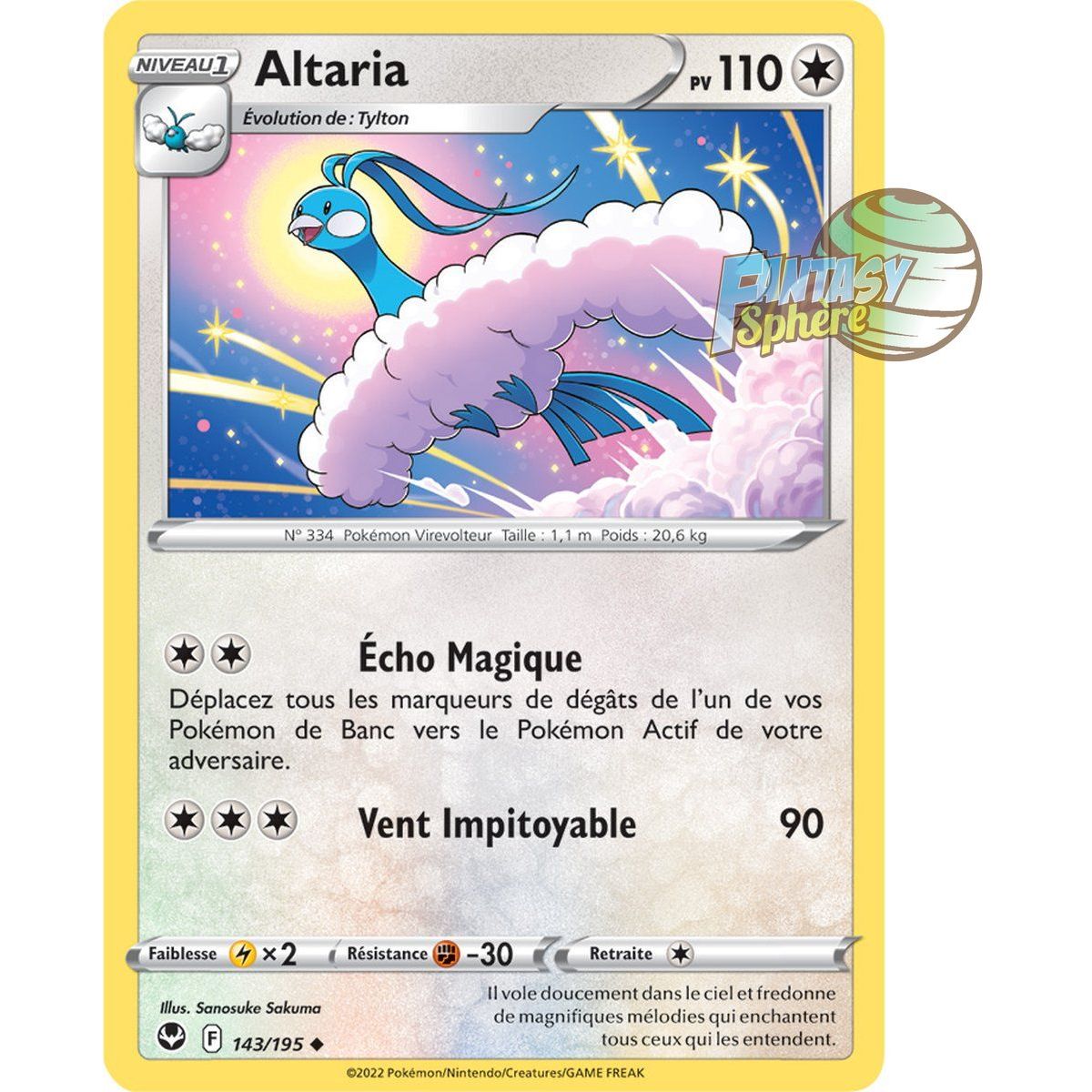 Item Altaria - Uncommon 143/195 - Sword and Shield 12 Silver Storm