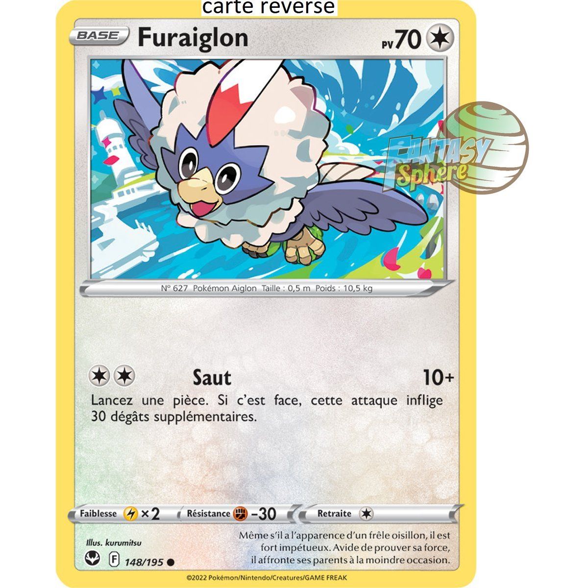 Furaiglon - Reverse 148/195 - Sword and Shield 12 Silver Storm