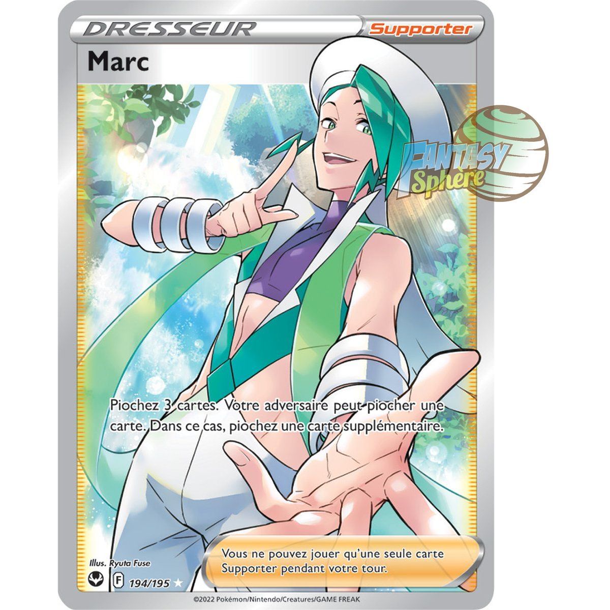 Marc - Full Art Ultra Rare 194/195 - Sword and Shield 12 Silver Storm