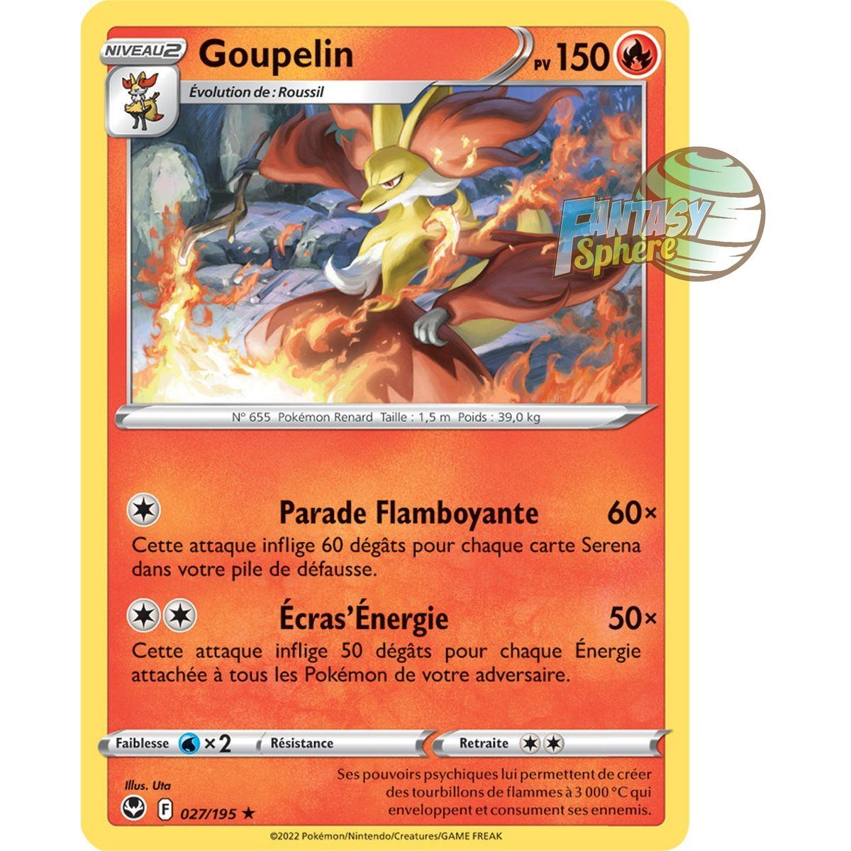 Goupelin - Rare 27/195 - Sword and Shield 12 Silver Storm