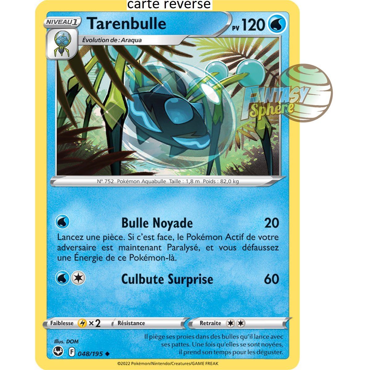 Tarenbulle - Reverse 48/195 - Sword and Shield 12 Silver Storm