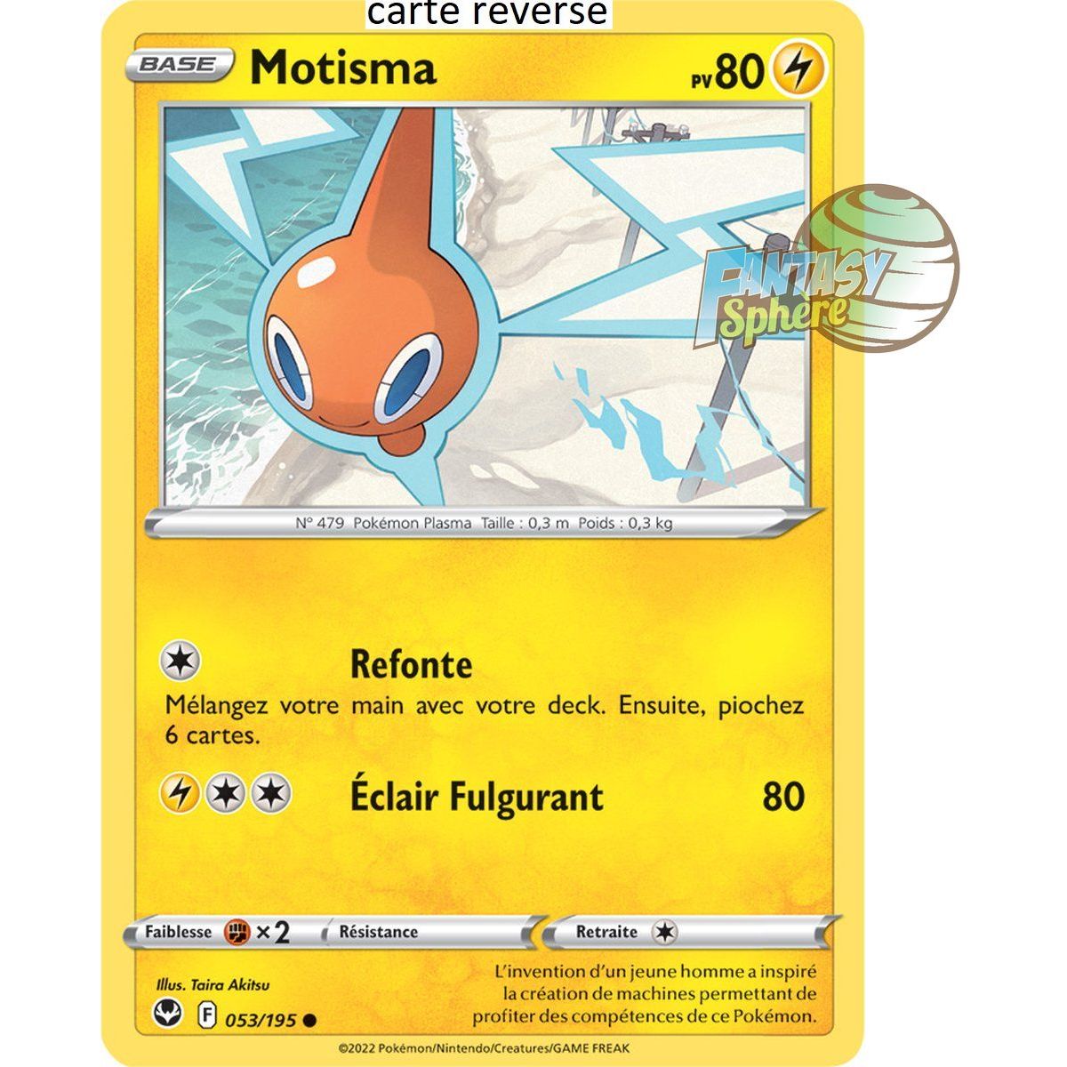 Rotom - Reverse 53/195 - Sword and Shield 12 Silver Storm