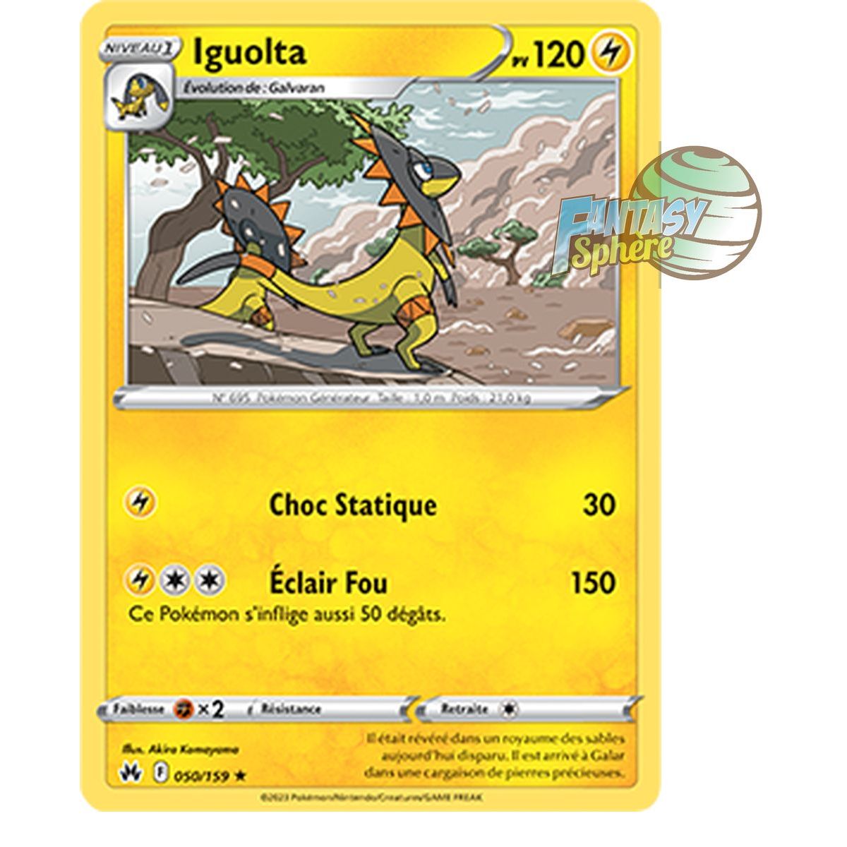 Iguolta - Rare 50/159 - Sword and Shield 12.5 Zenith Supreme