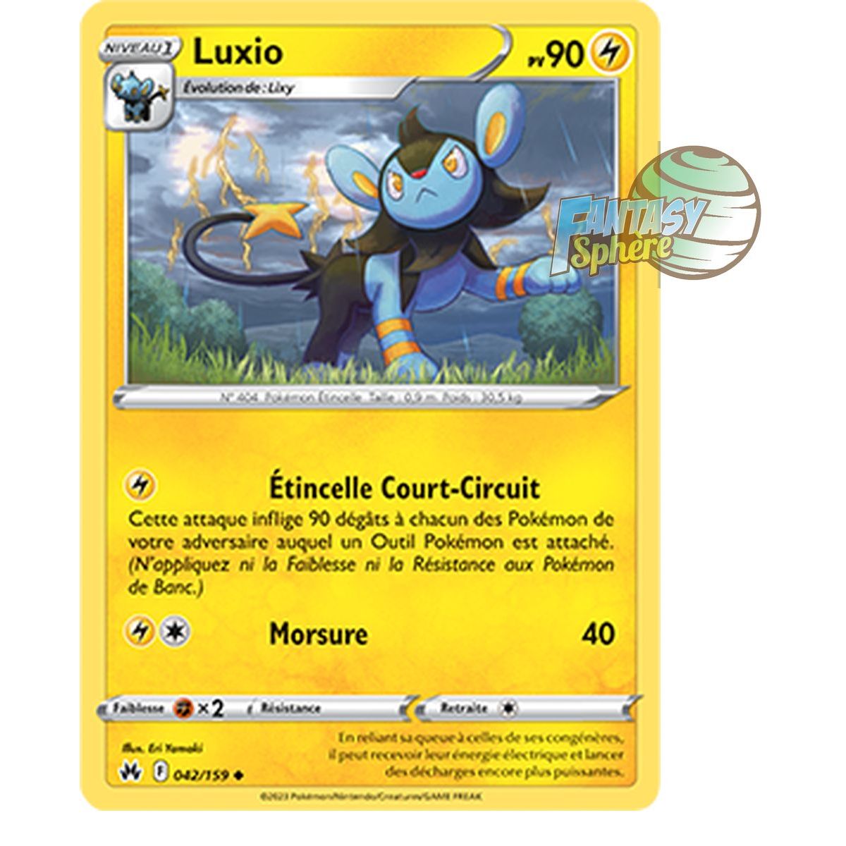 Luxio - Uncommon 42/159 - Sword and Shield 12.5 Zenith Supreme