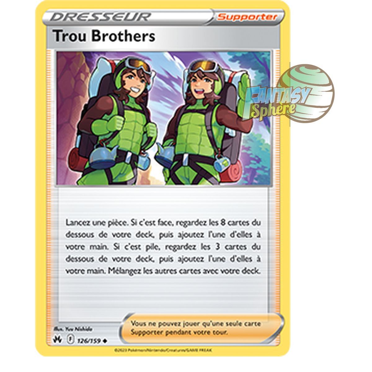 Trou Brothers - Uncommon 126/159 - Sword and Shield 12.5 Zenith Supreme