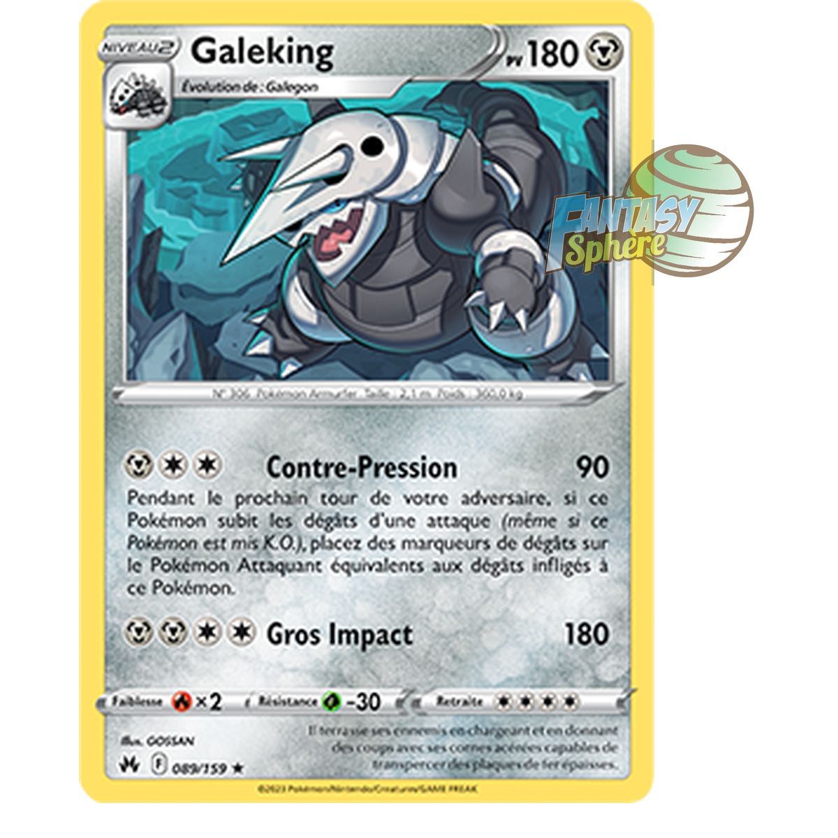 Galeking - Holo Rare 89/159 - Sword and Shield 12.5 Zenith Supreme