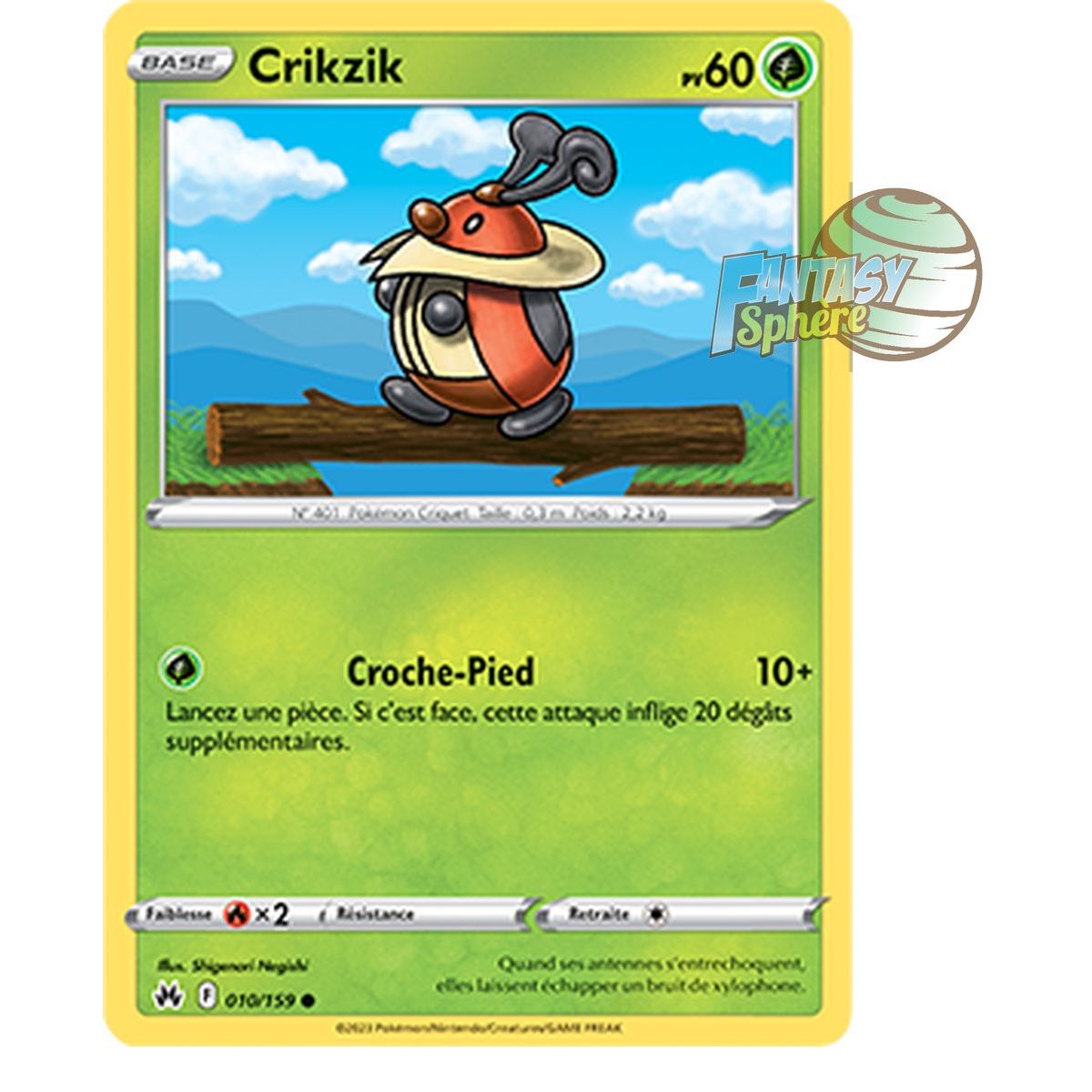 Item Crikzik - Reverse 10/159 - Sword and Shield 12.5 Zenith Supreme