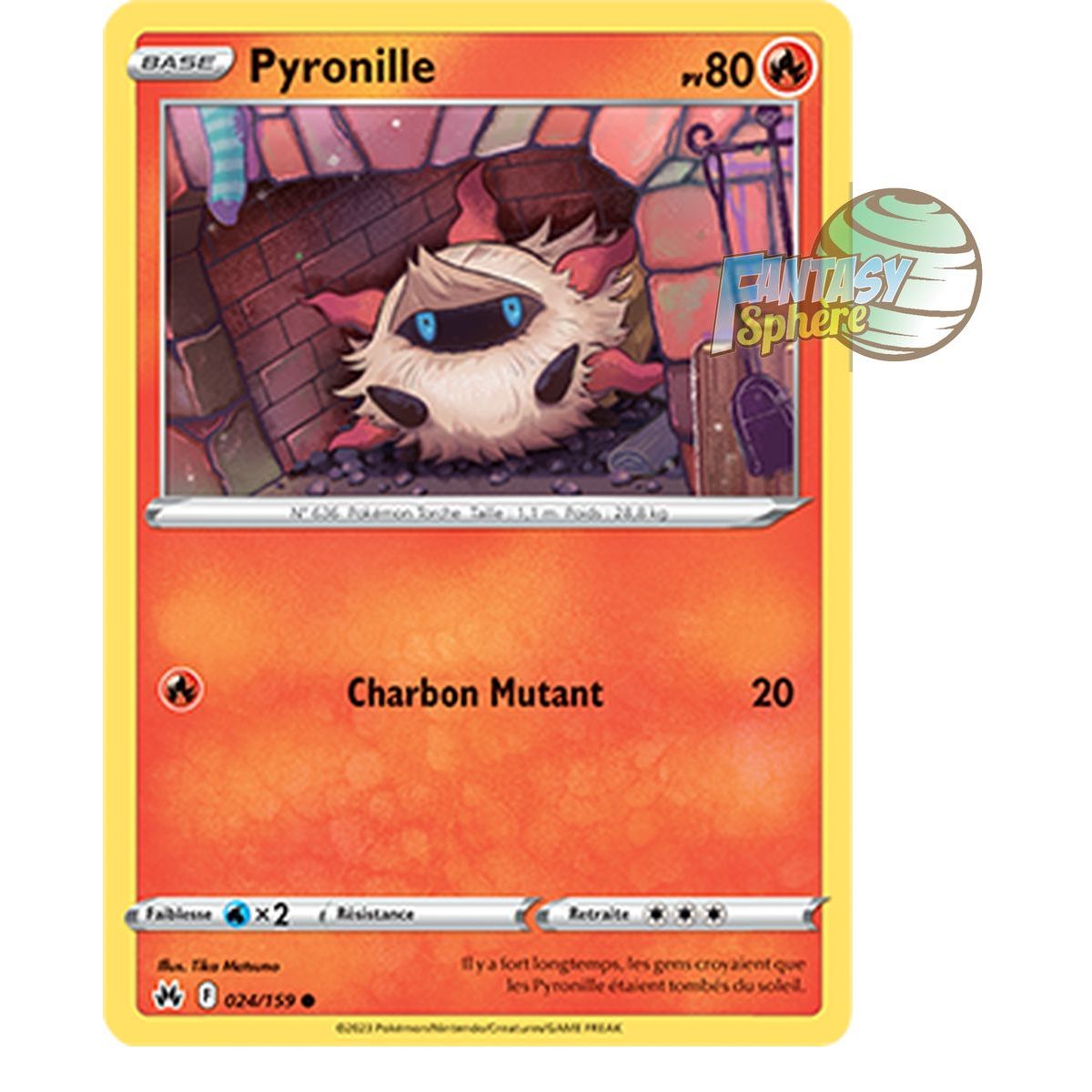 Item Pyronille - Reverse 24/159 - Sword and Shield 12.5 Zenith Supreme