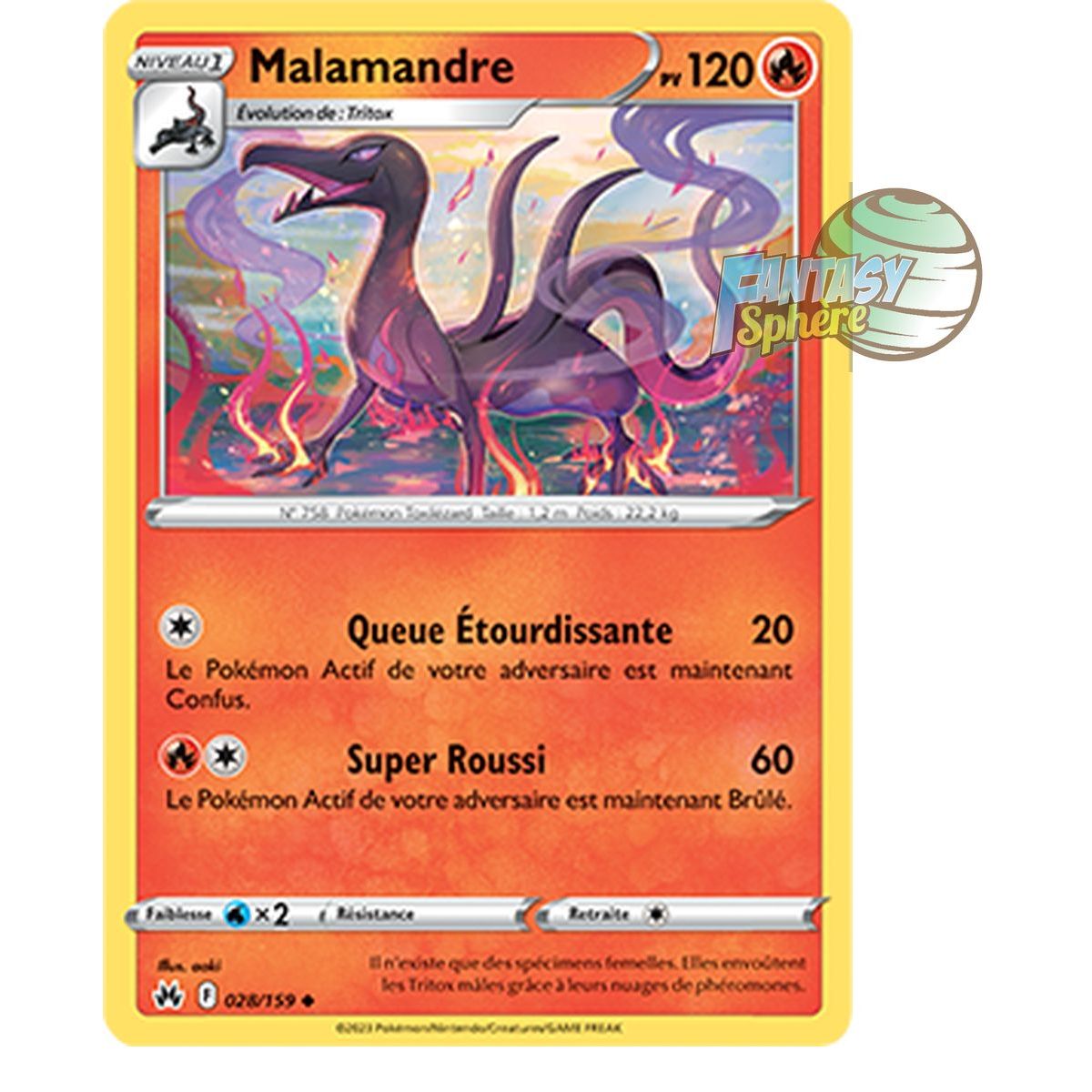 Item Malamandre - Reverse 28/159 - Sword and Shield 12.5 Zenith Supreme