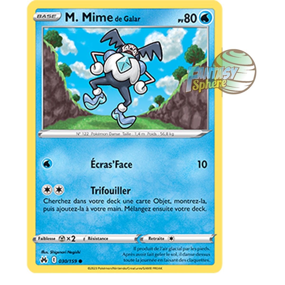 Item Mr. Mime of Galar - Reverse 30/159 - Sword and Shield 12.5 Zenith Supreme