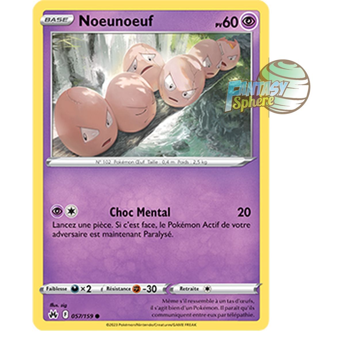 Noeunoeuf - Reverse 57/159 - Sword and Shield 12.5 Zenith Supreme