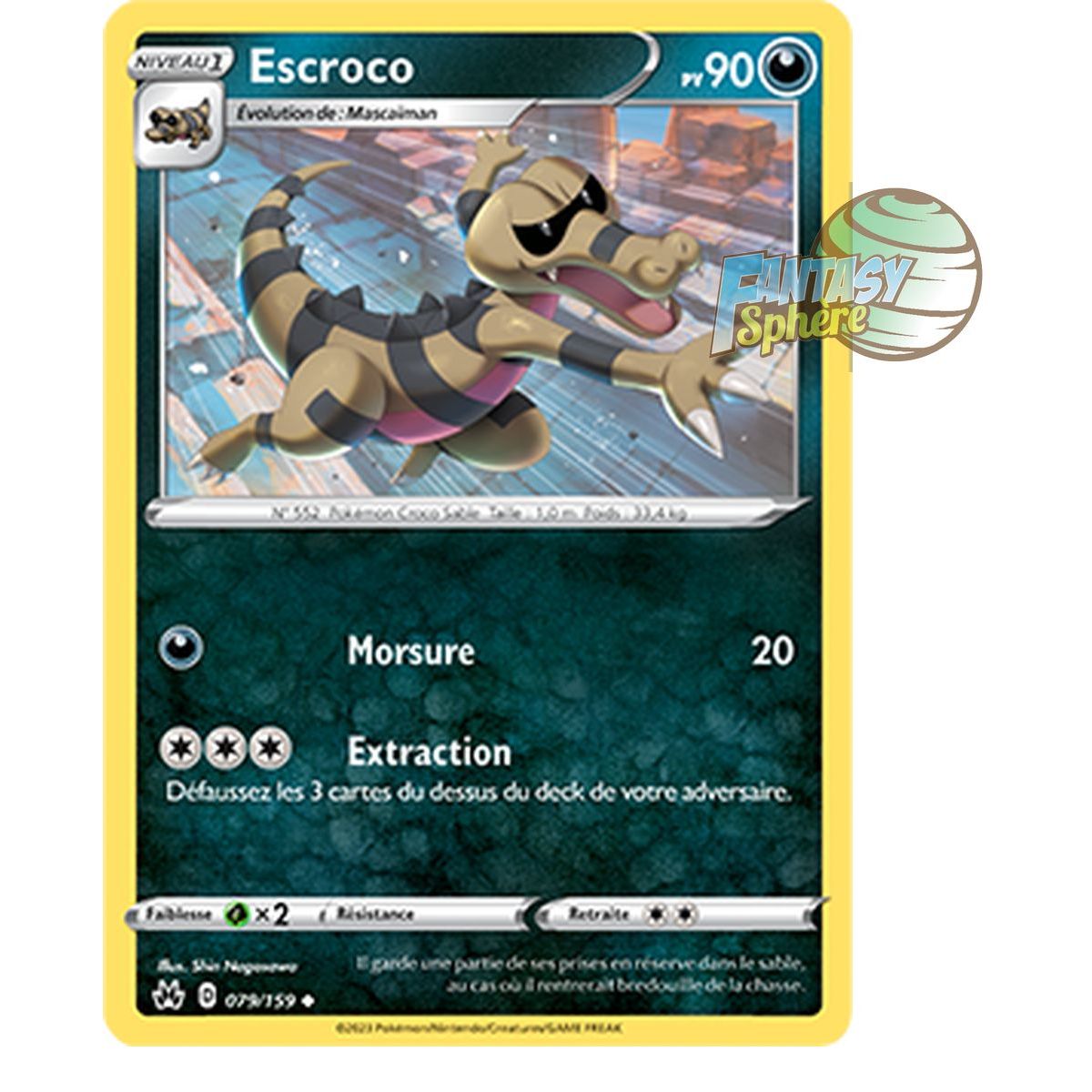 Escroco - Reverse 79/159 - Sword and Shield 12.5 Zenith Supreme