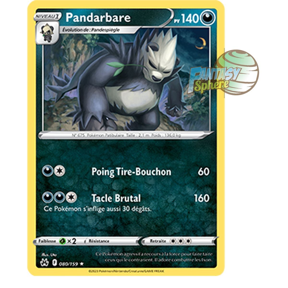 Pandarbare - Reverse 80/159 - Sword and Shield 12.5 Zenith Supreme