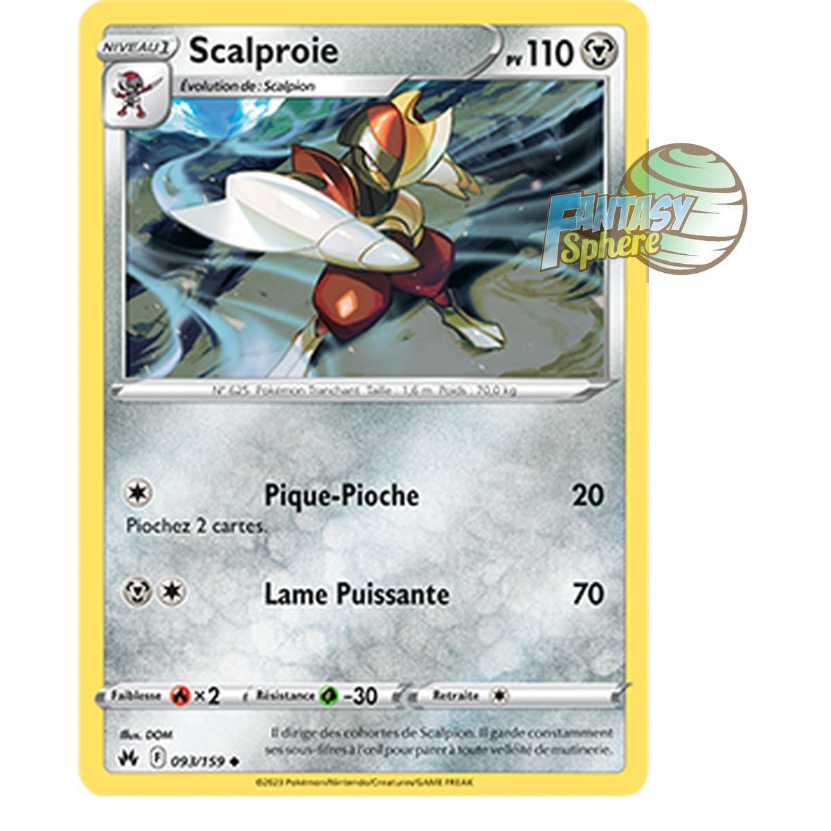 Item Scalprey - Reverse 93/159 - Sword and Shield 12.5 Zenith Supreme