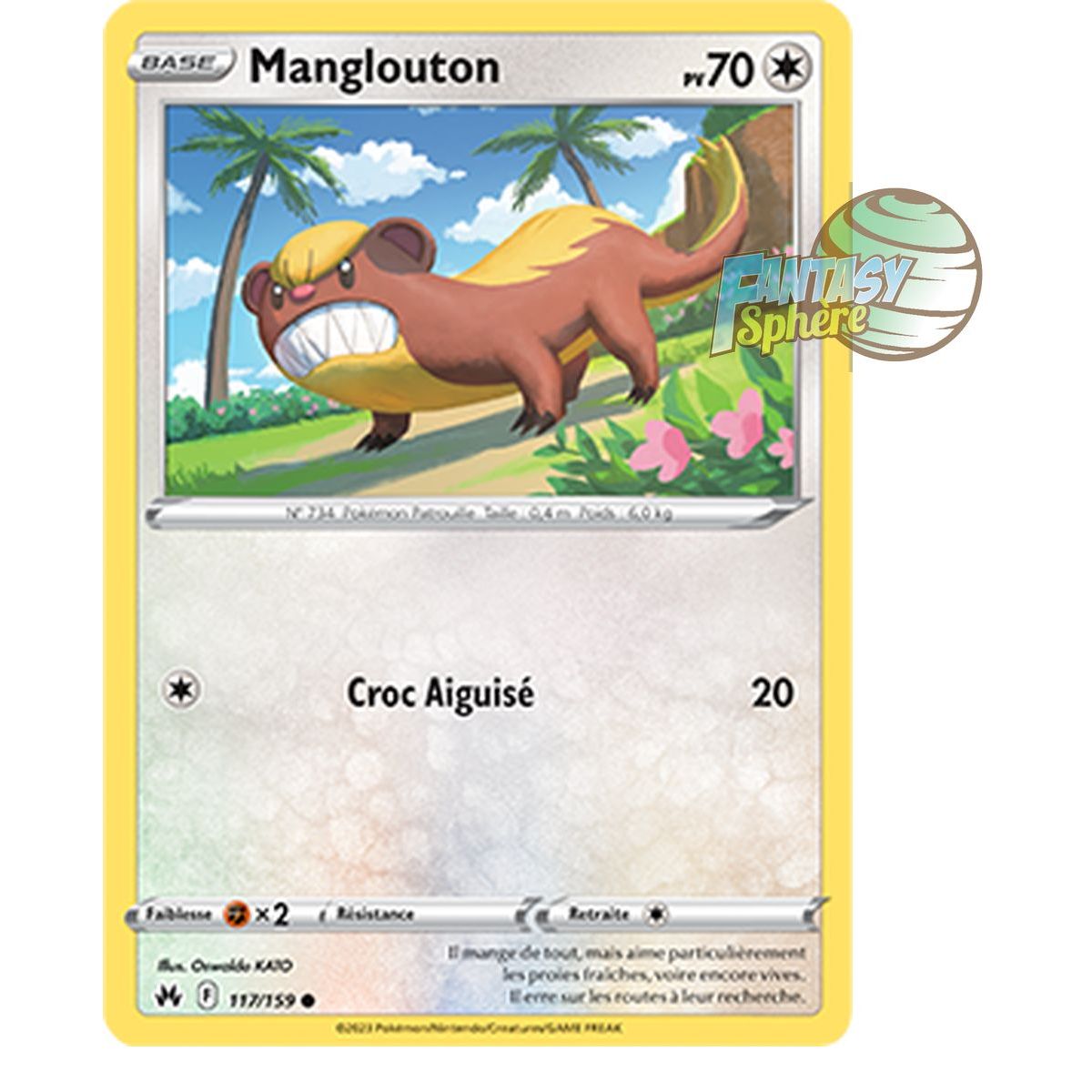 Item Manglouton - Reverse 117/159 - Sword and Shield 12.5 Zenith Supreme