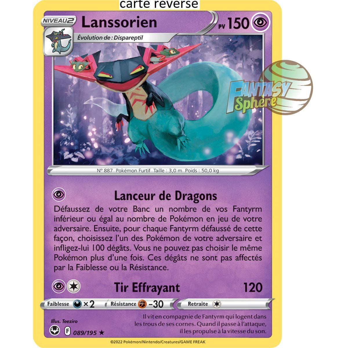 Lanssorien - Reverse 89/195 - Sword and Shield 12 Silver Storm