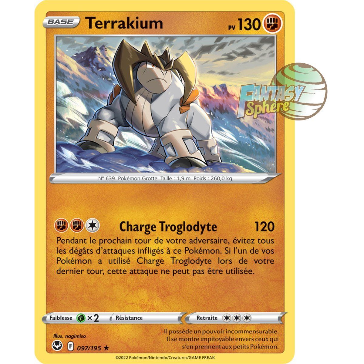 Terrakium - Holo Rare 97/195 - Sword and Shield 12 Silver Storm