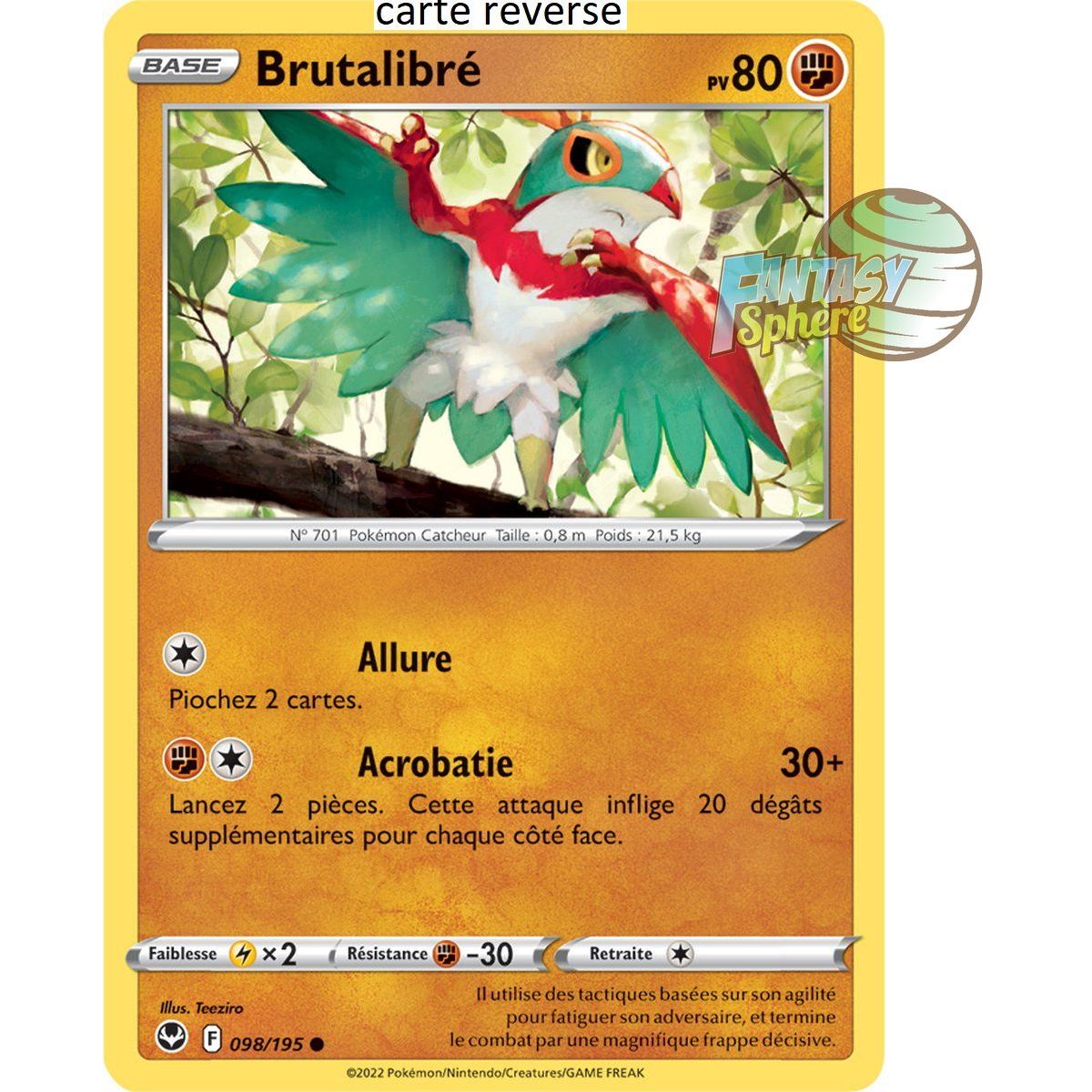 Brutalibré - Reverse 98/195 - Sword and Shield 12 Silver Storm