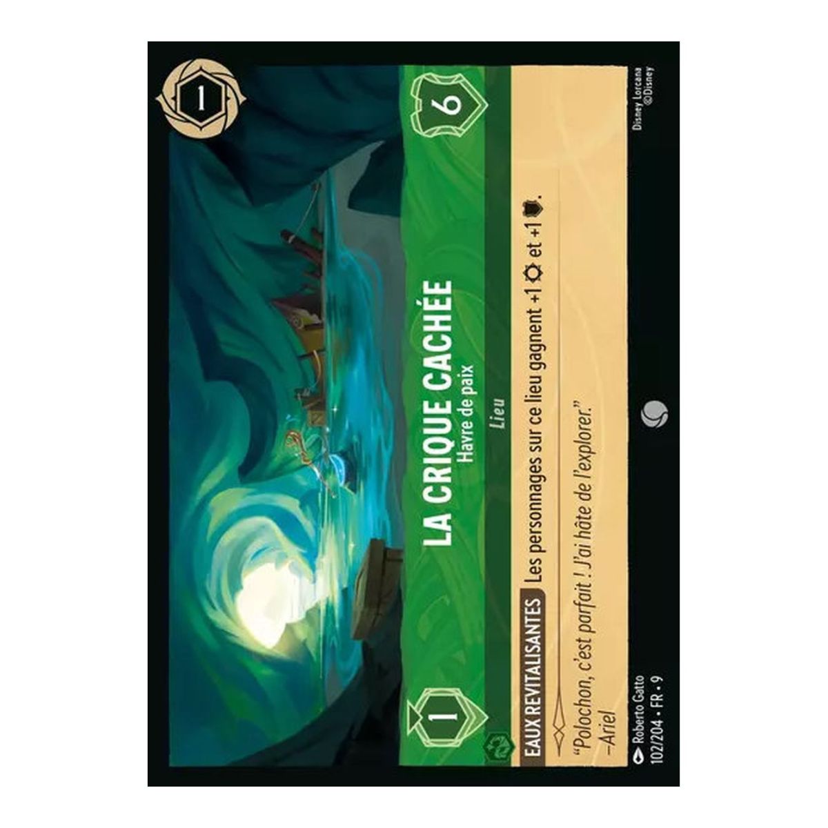 The Hidden Cove, Haven of Peace - 102/204 - FAB - Fabulous - Brilliant - Premium - French