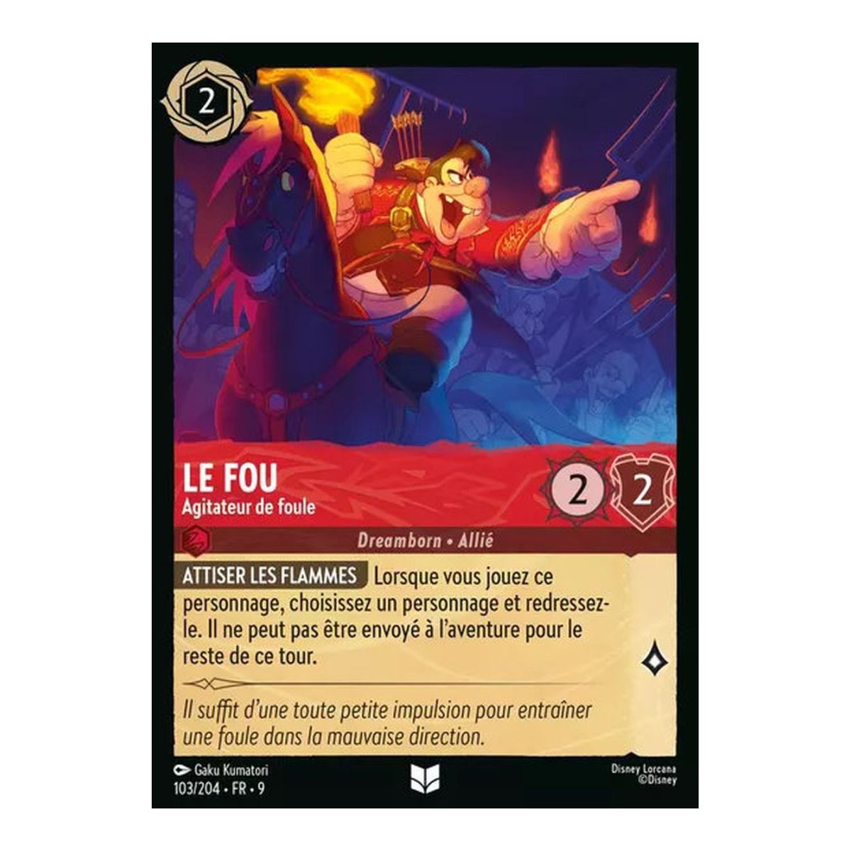 The Fool, Crowd Agitator - 103/204 - FAB - Fabulous - Uncommon - French