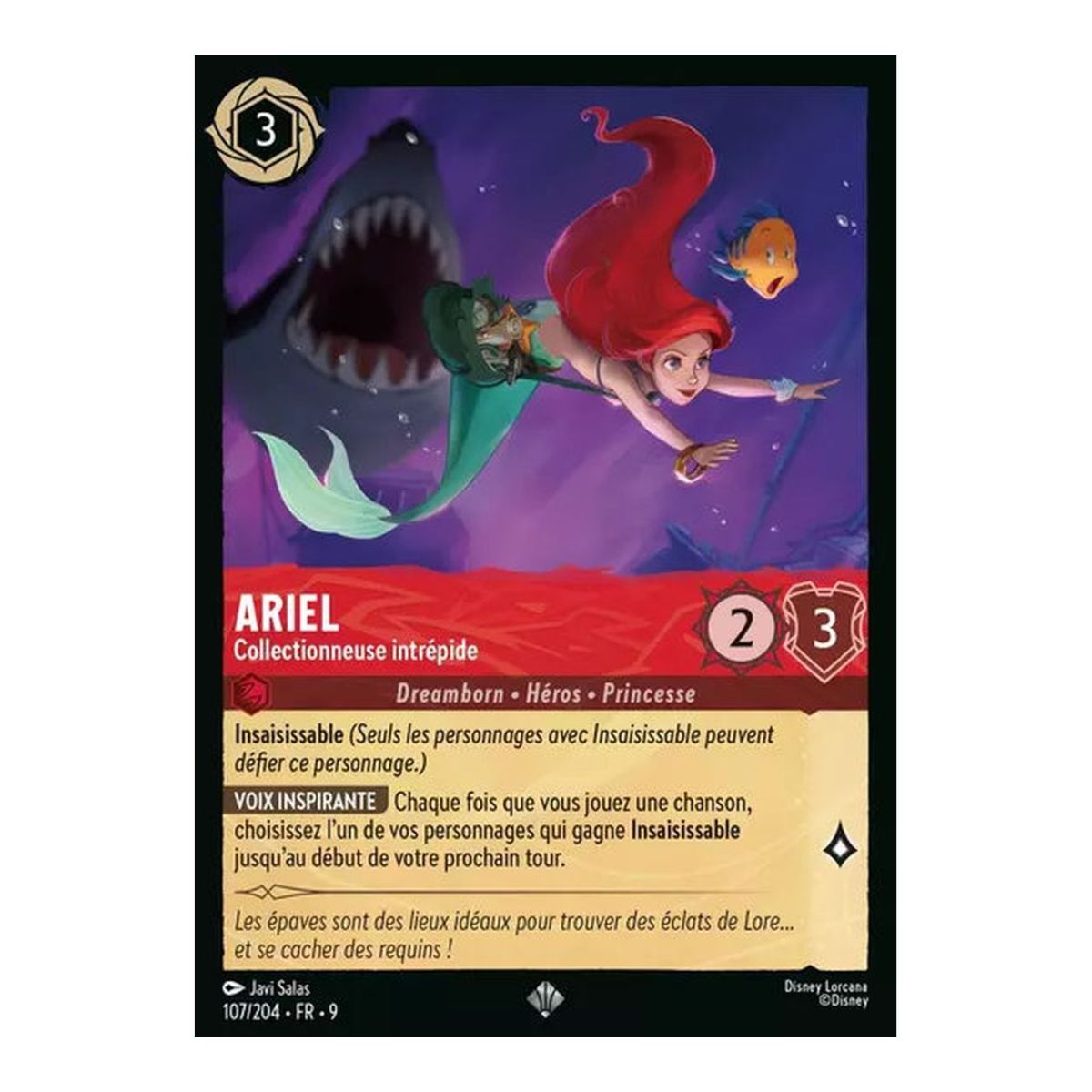 Ariel, Intrepid Collector - 107/204 - FAB - Fabulous - Super Rare - French