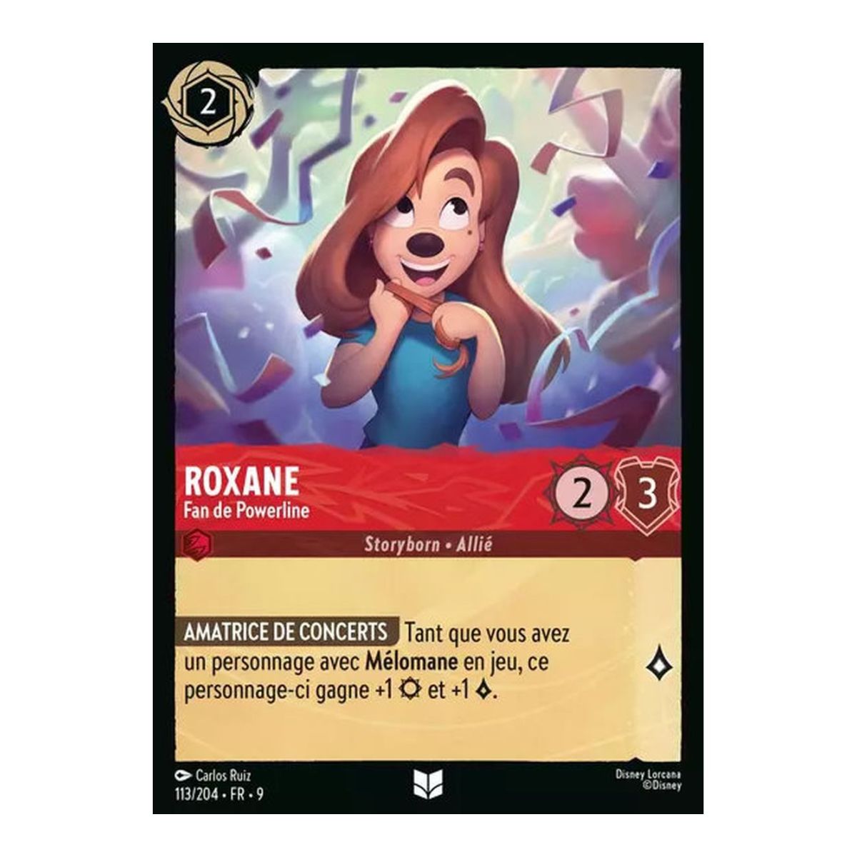 Roxane, Powerline Fan - 113/204 - FAB - Fabulous - Uncommon - French