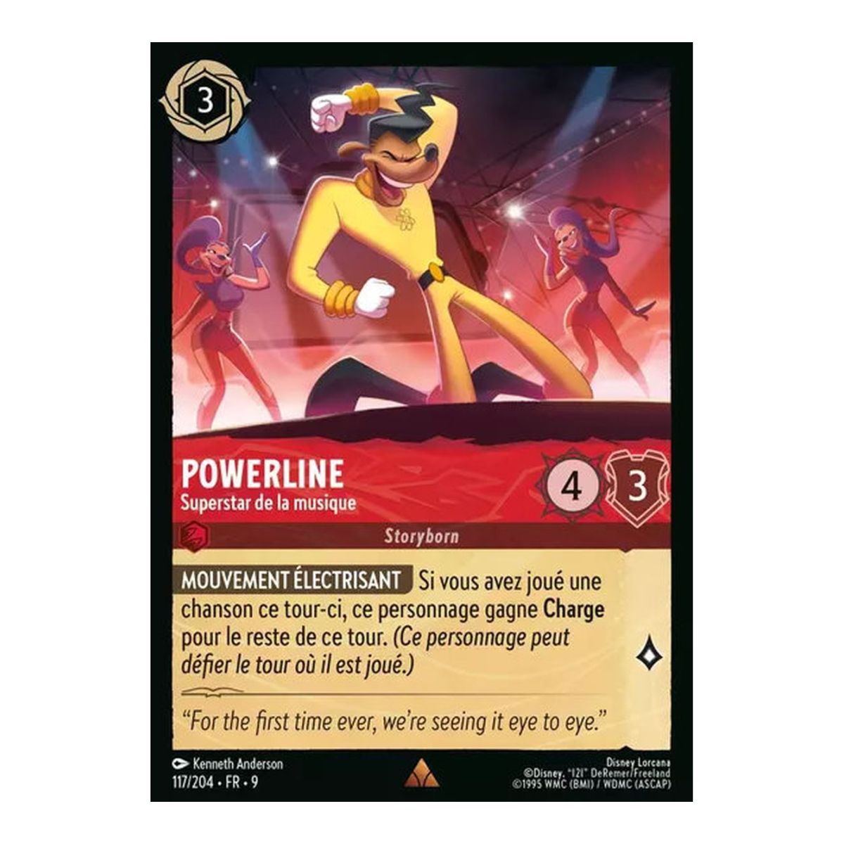 Powerline, Music Superstar - 117/204 - FAB - Fabulous - Rare - French
