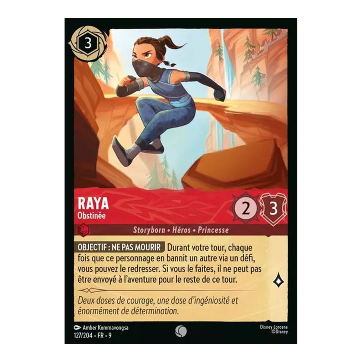 Raya, Obstinate - 127/204 - FAB - Fabulous - Common - French