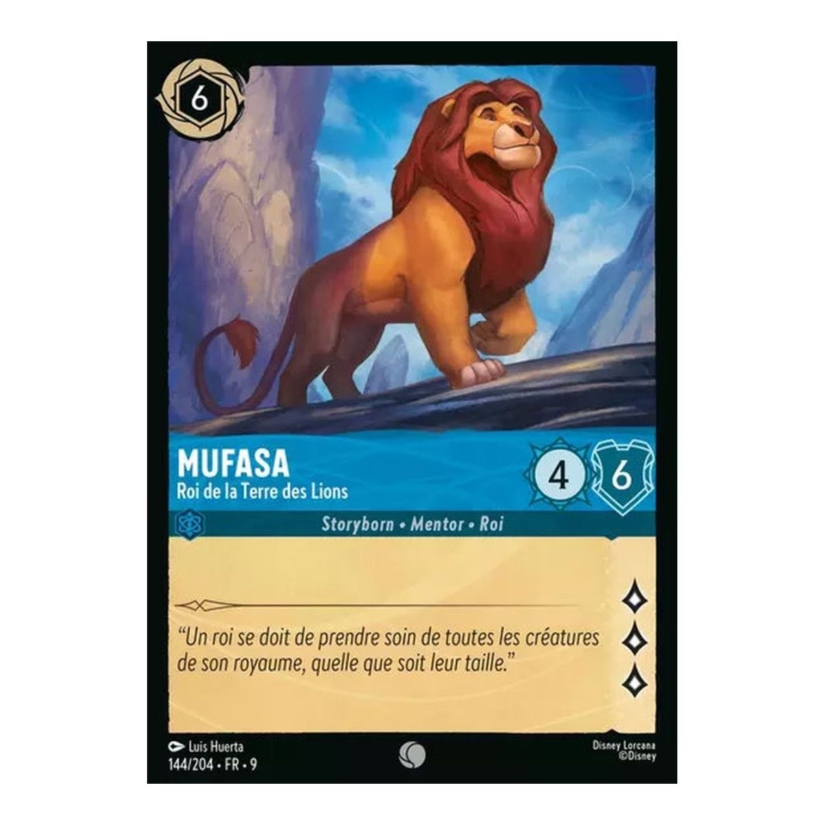 Mufasa, King of the Pride Lands - 144/204 - FAB - Fabulous - Common - French