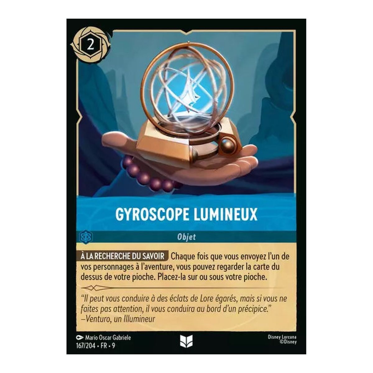 Illuminated Gyroscope - 167/204 - FAB - Fabulous - Uncommon - French