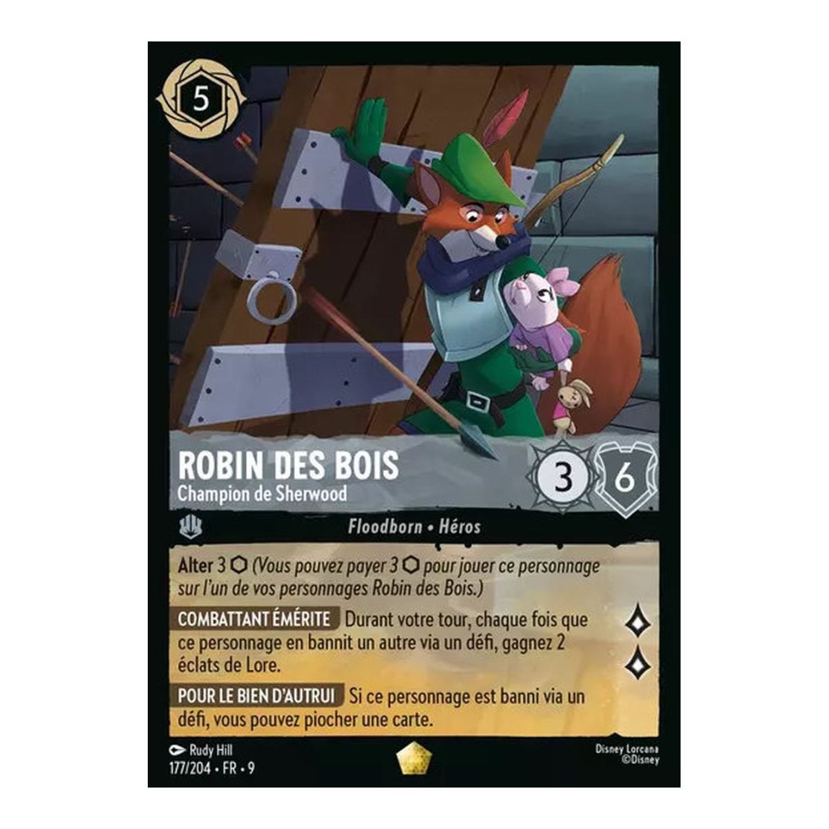 Robin Hood, Champion of Sherwood - 177/204 - FAB - Fabulous - Brilliant - Premium - French