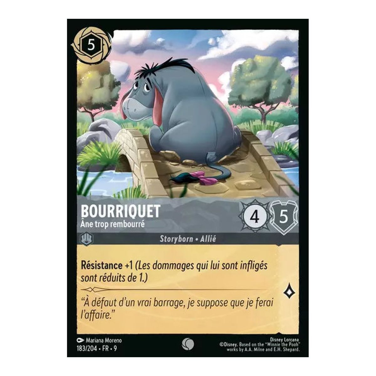 Eeyore, Overstuffed Donkey - 183/204 - FAB - Fabulous - Brilliant - Premium - French