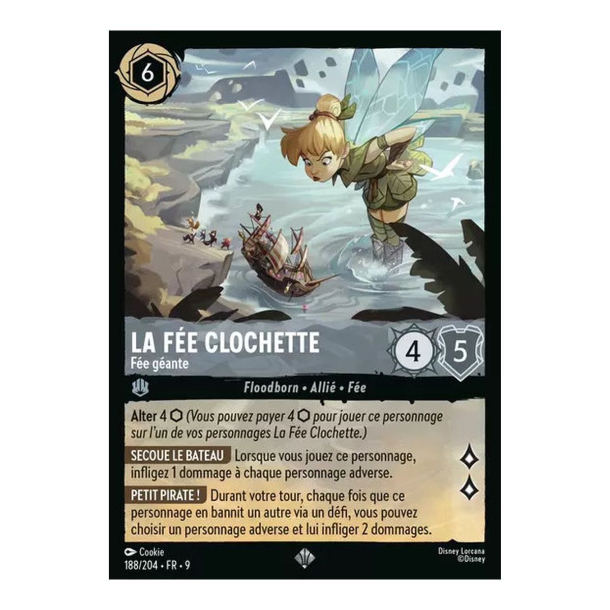 Tinker Bell, Giant Fairy - 188/204 - FAB - Fabulous - Brilliant - Premium - French