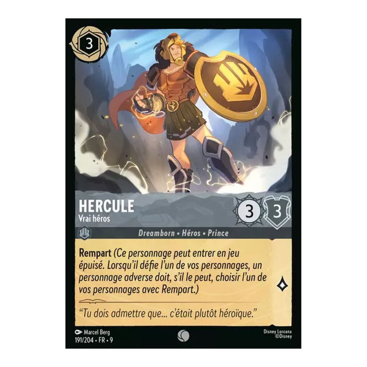 Hercules, True Hero - 191/204 - FAB - Fabulous - Common - French
