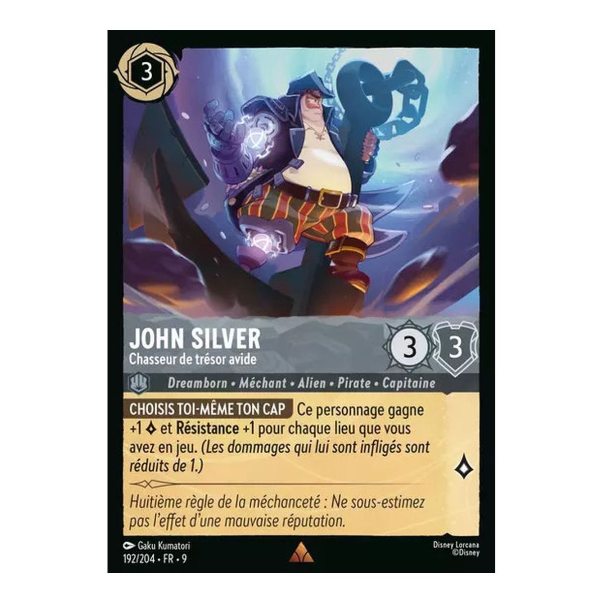 John Silver, Greedy Treasure Hunter - 192/204 - FAB - Fabulous - Brilliant - Premium - French