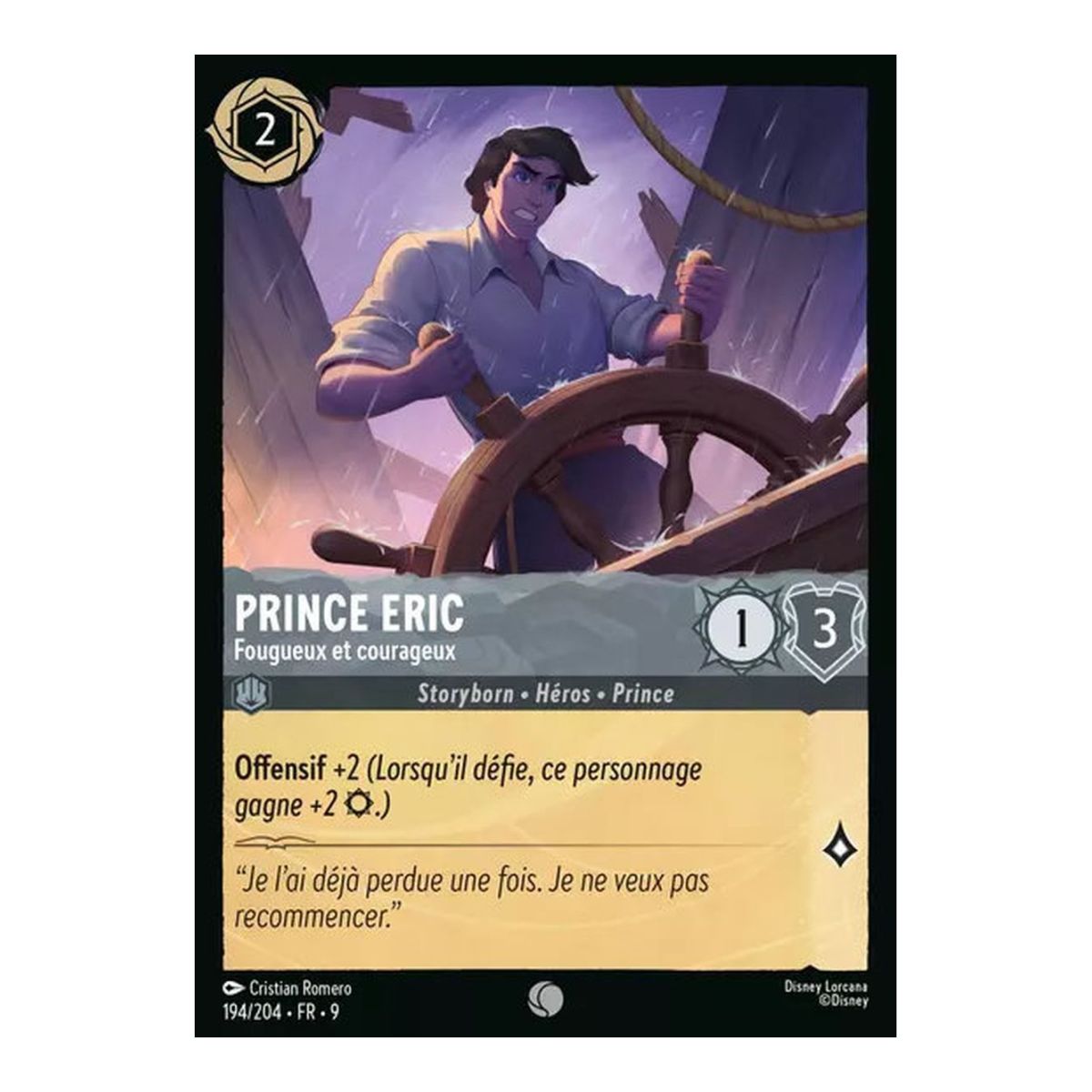 Prince Eric, Fiery and Courageous - 194/204 - FAB - Fabulous - Commune - French