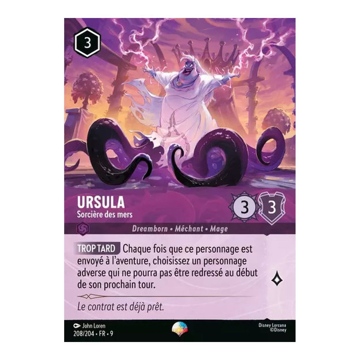 Ursula, Sea Witch - 208/204 - FAB - Fabulous - Epic - French