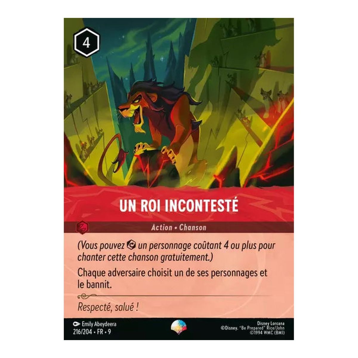 An Undisputed King - 216/204 - FAB - Fabulous - Epic - French