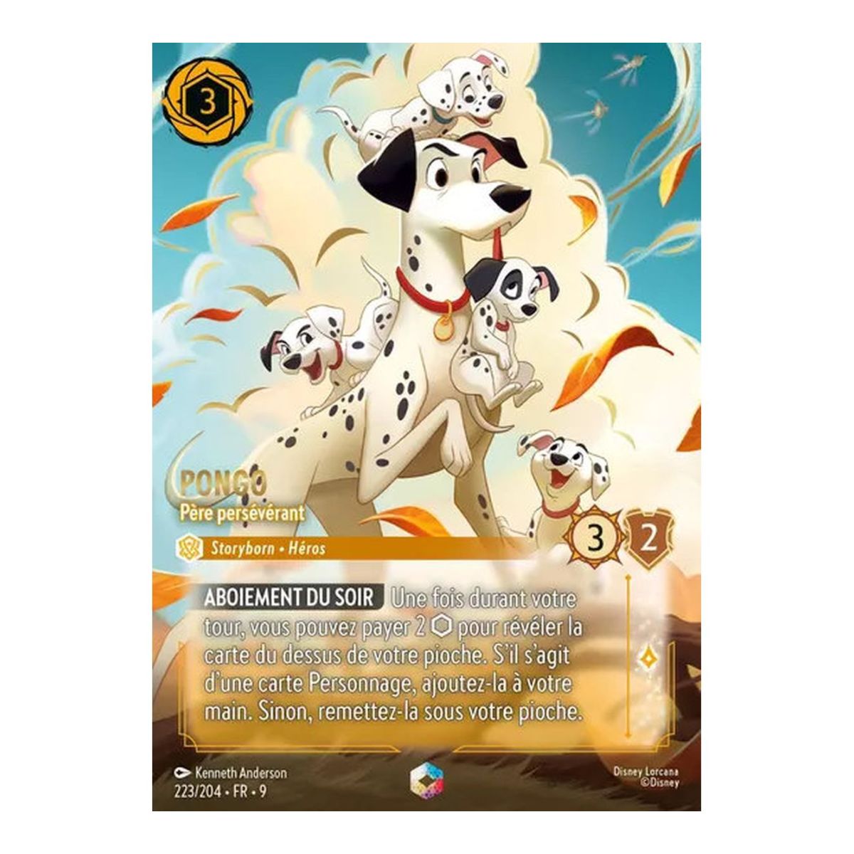 Pongo, Persevering Father - 223/204 - FAB - Fabulous - Enchanted - French