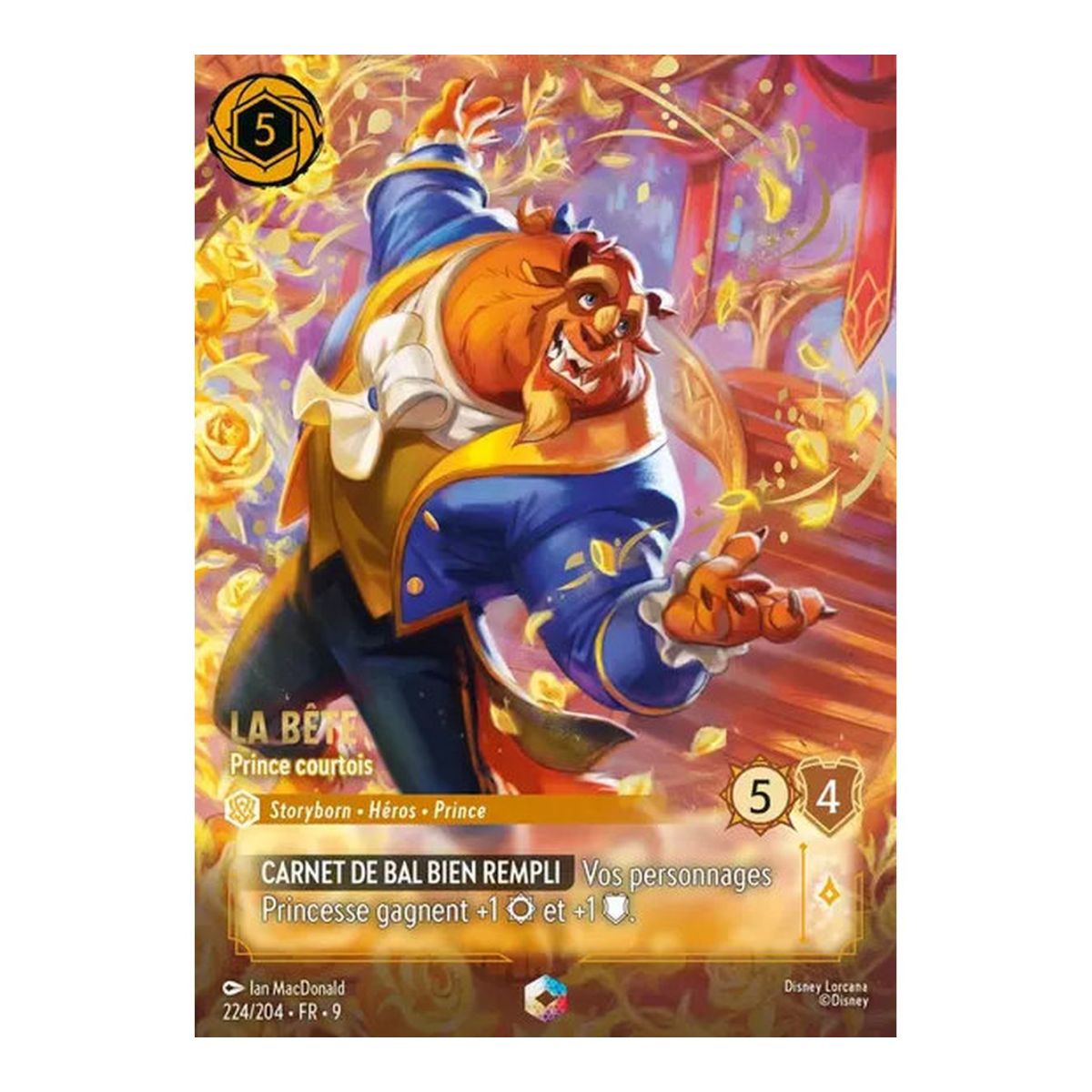 The Beast, Courteous Prince - 224/204 - FAB - Fabulous - Enchanted - French